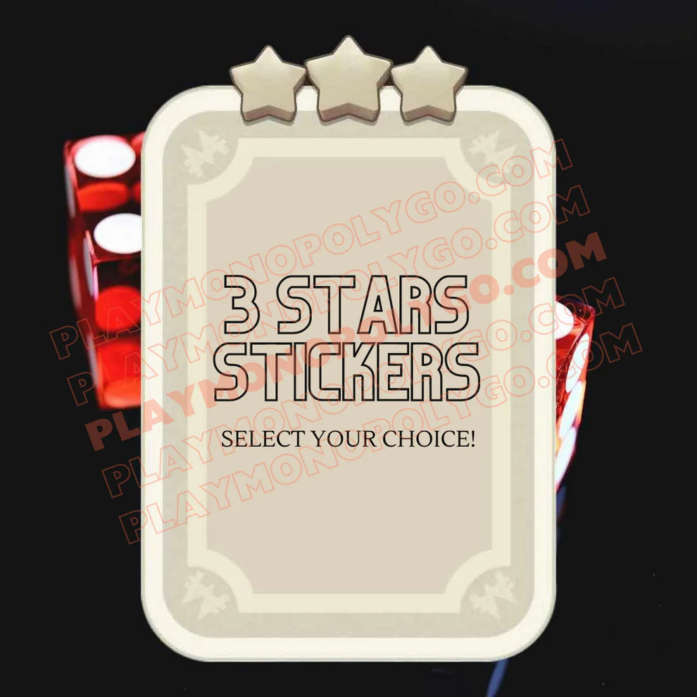 MONOPOLY GO 3 STAR STICKERS