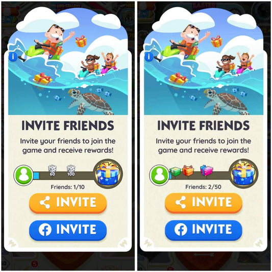 FILL INVITE BAR [DICE + TOKEN]